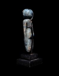 An Egyptian Faience Female Figure
