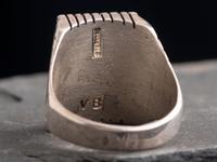 Sterling Silver and Inlay Ring