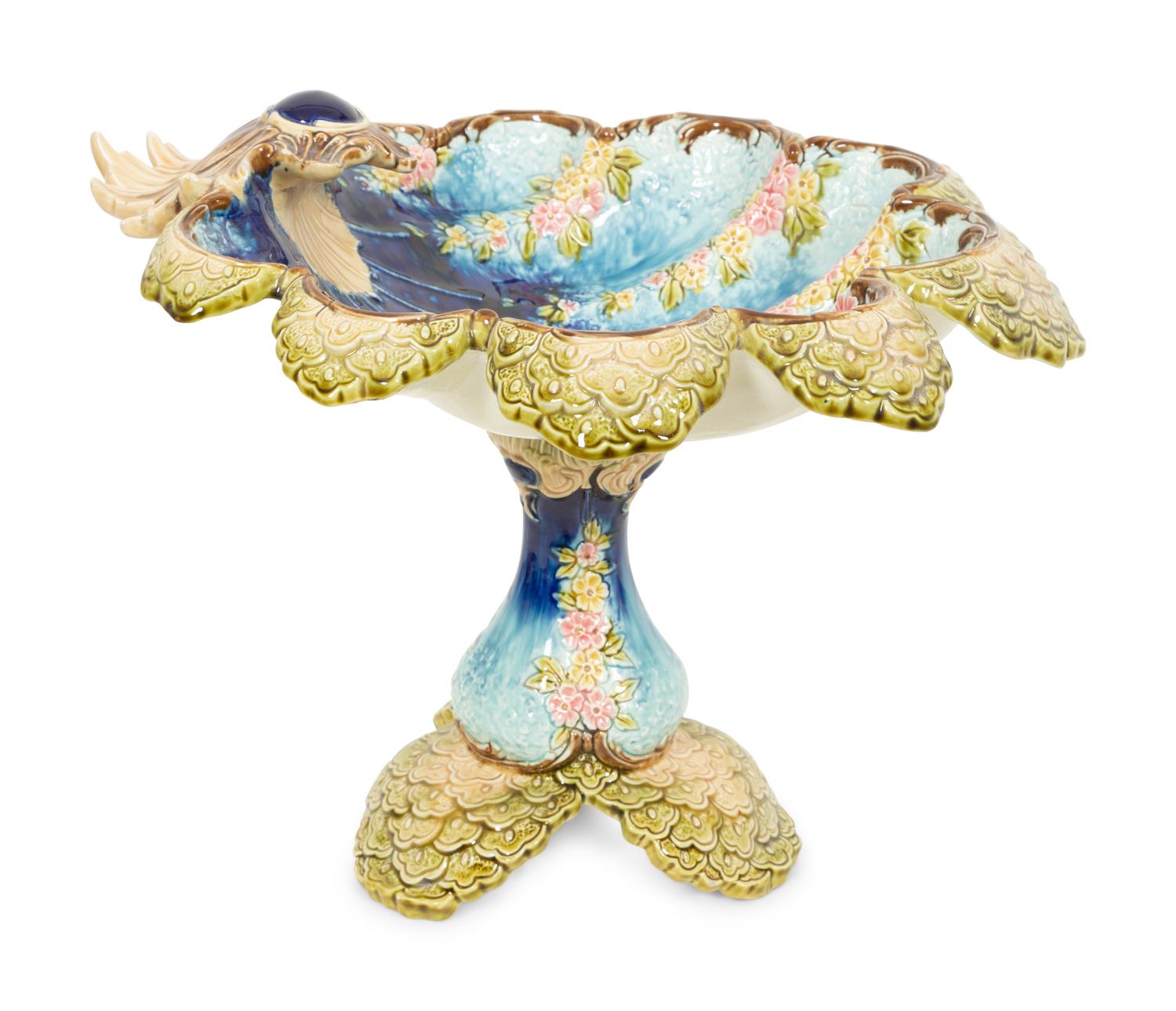 An Italian Majolica Center Piece