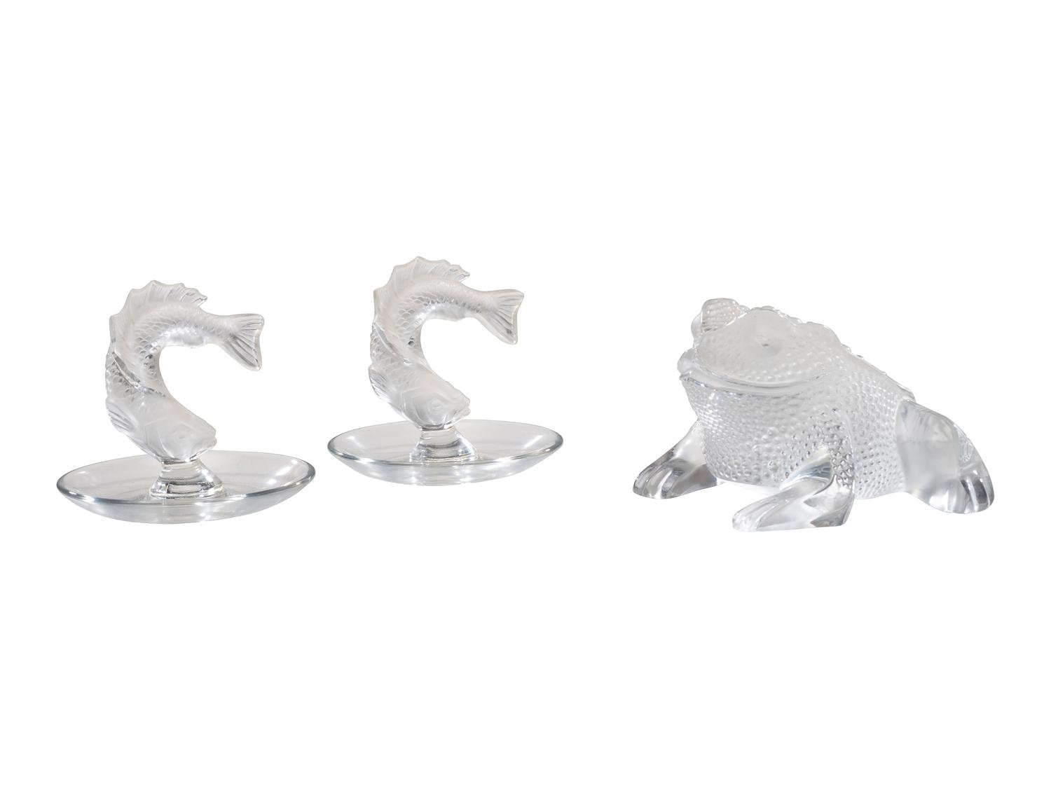 Three Lalique Articles
