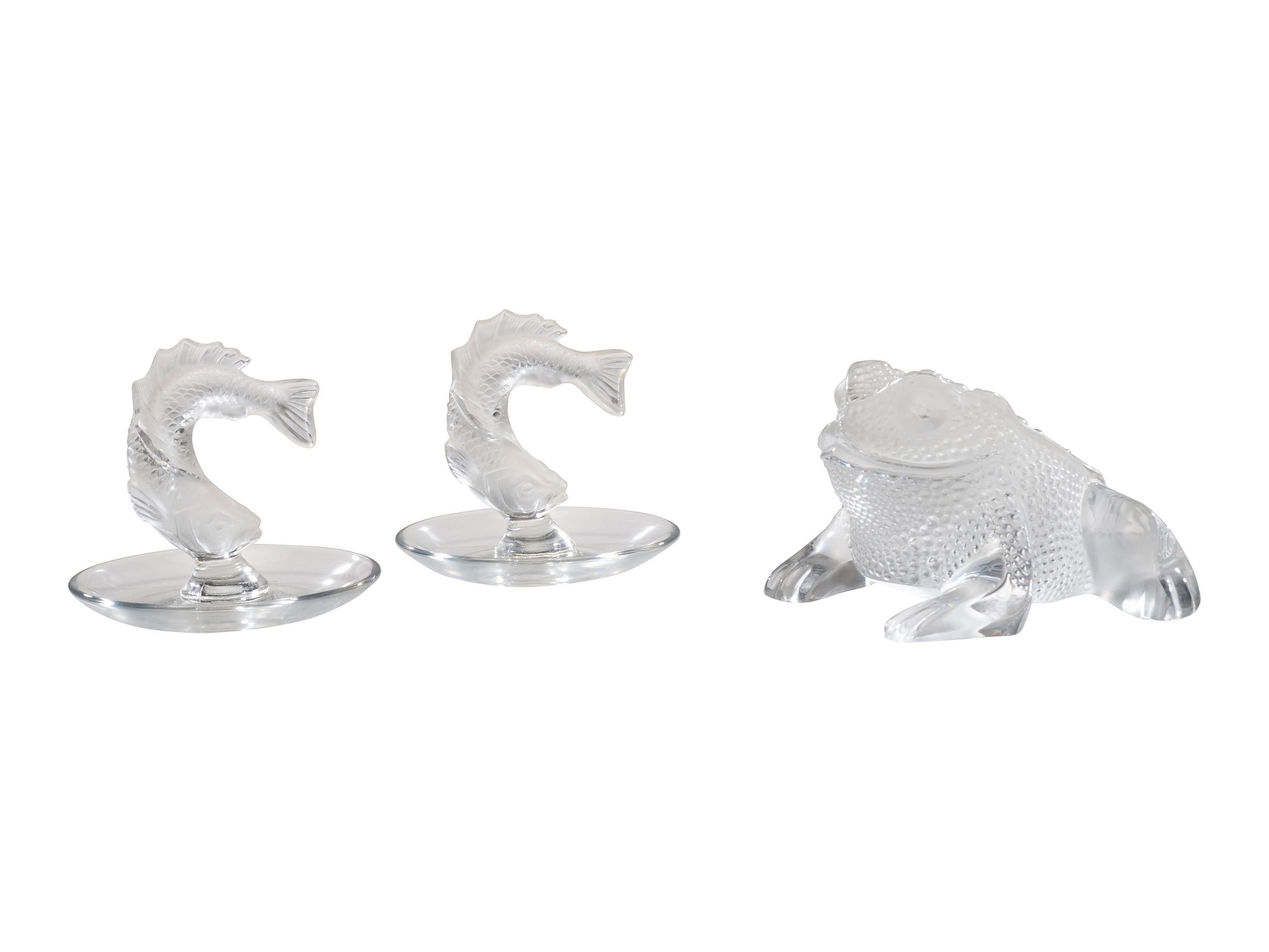 Three Lalique Articles