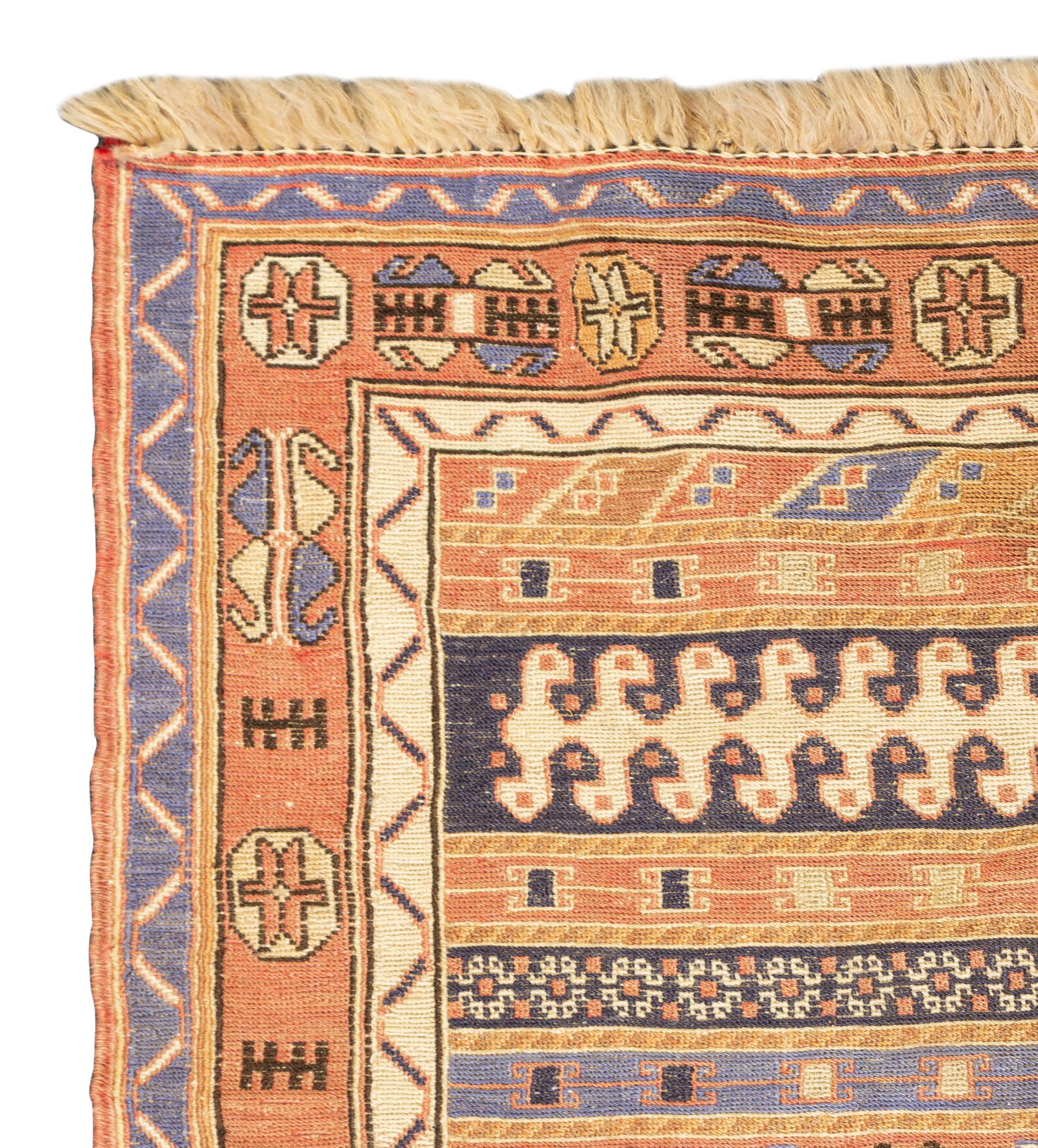 A Soumak Wool Rug