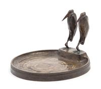 An Austrian Bronze Vide Poche Diameter 10 inches. — ADOLF JOSEF POHL (1872-1930)