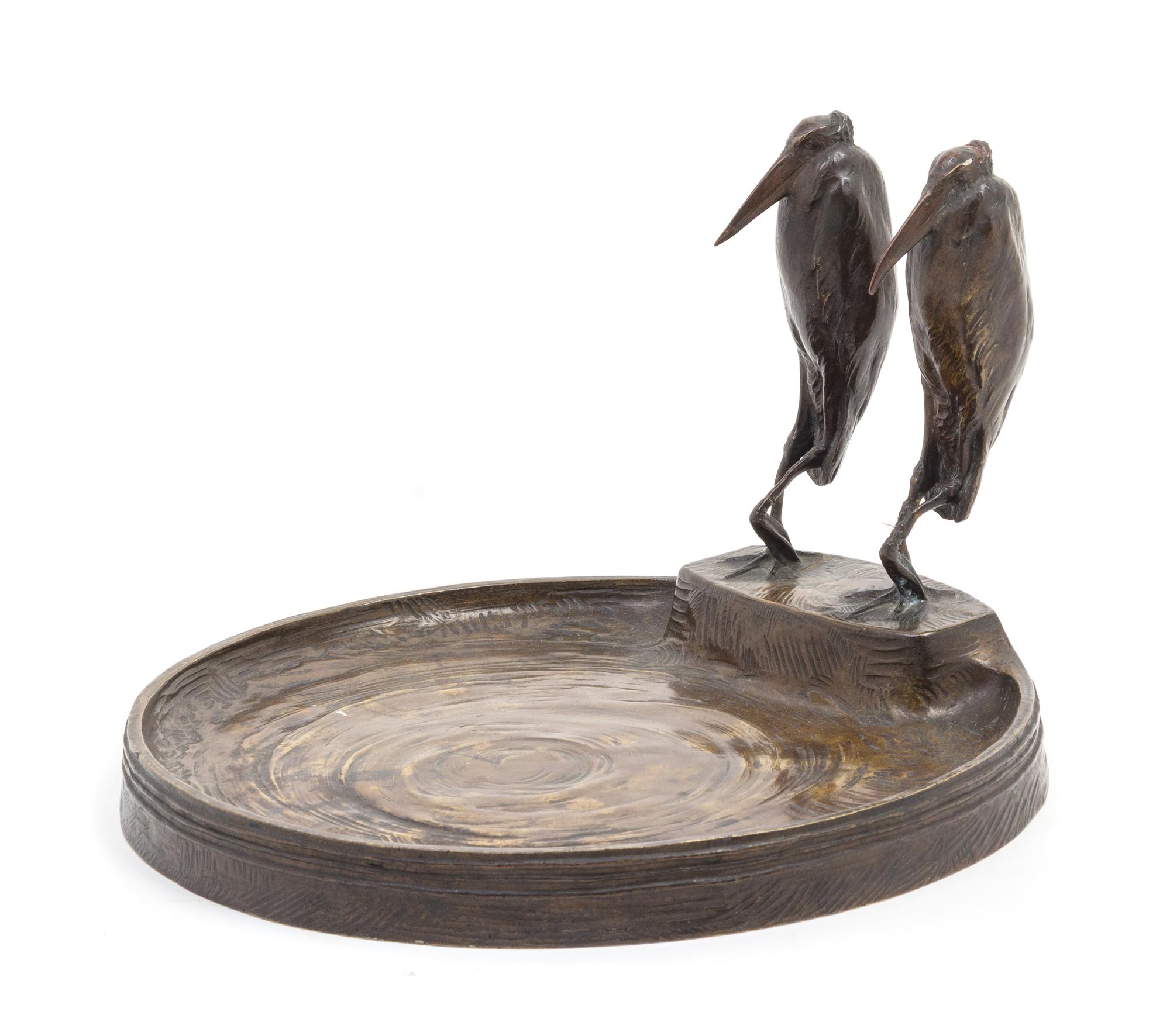 An Austrian Bronze Vide Poche Diameter 10 inches. — ADOLF JOSEF POHL (1872-1930)