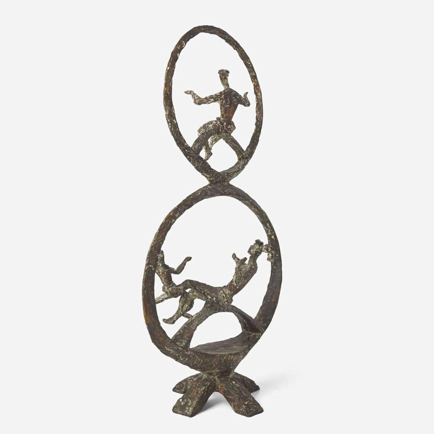Chaim Gross (American, 1904-1991) Acrobats