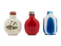 Three Chinese Snuff Bottles