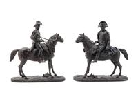 Two French Cast Metal Figures
