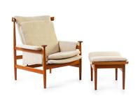 Bwana Lounge Chair and Ottoman France & Daverkosen, Denmark
