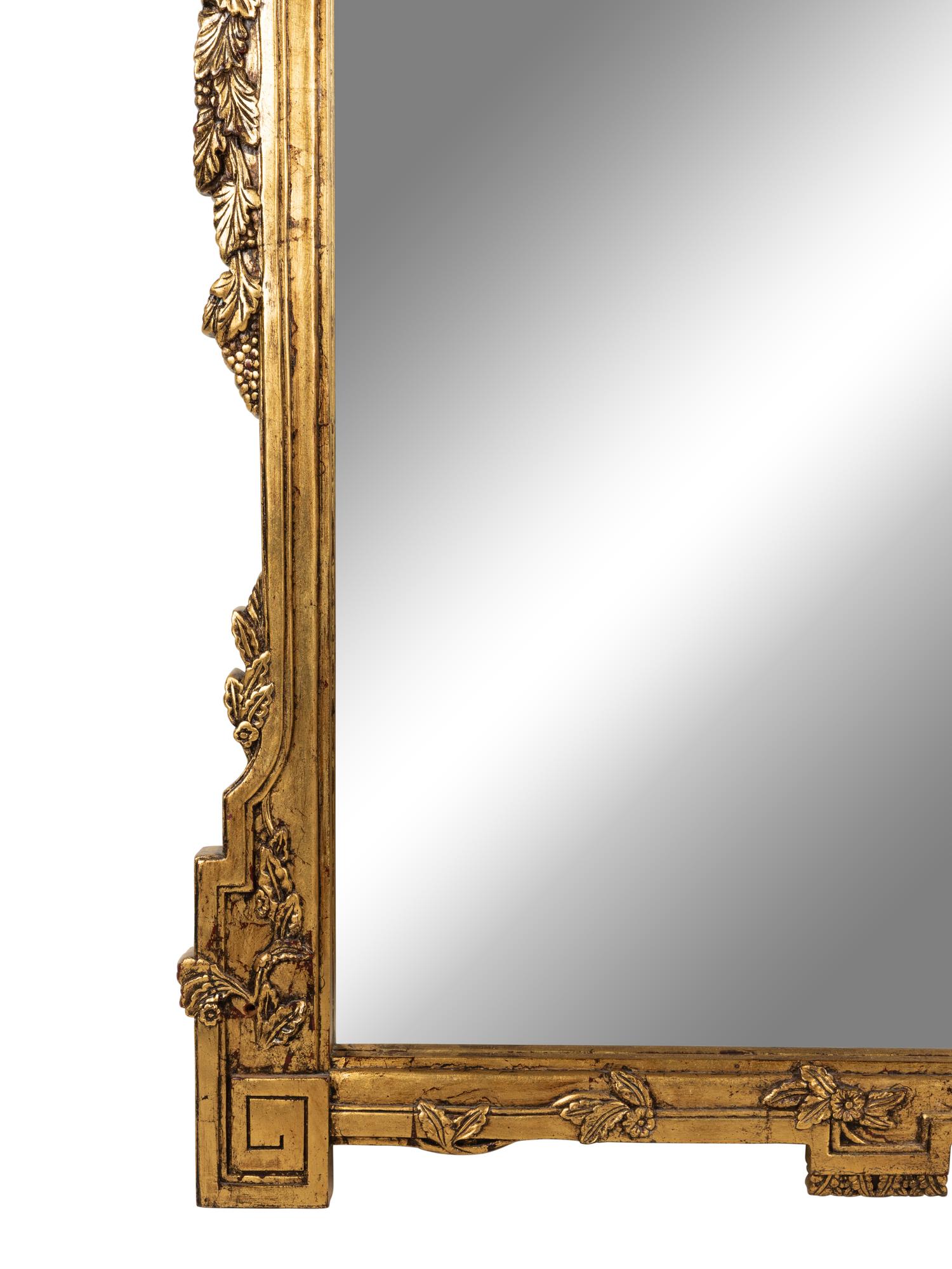 A Pair of Giltwood and Composition Mirrors