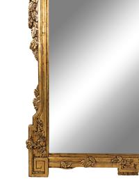 A Pair of Giltwood and Composition Mirrors