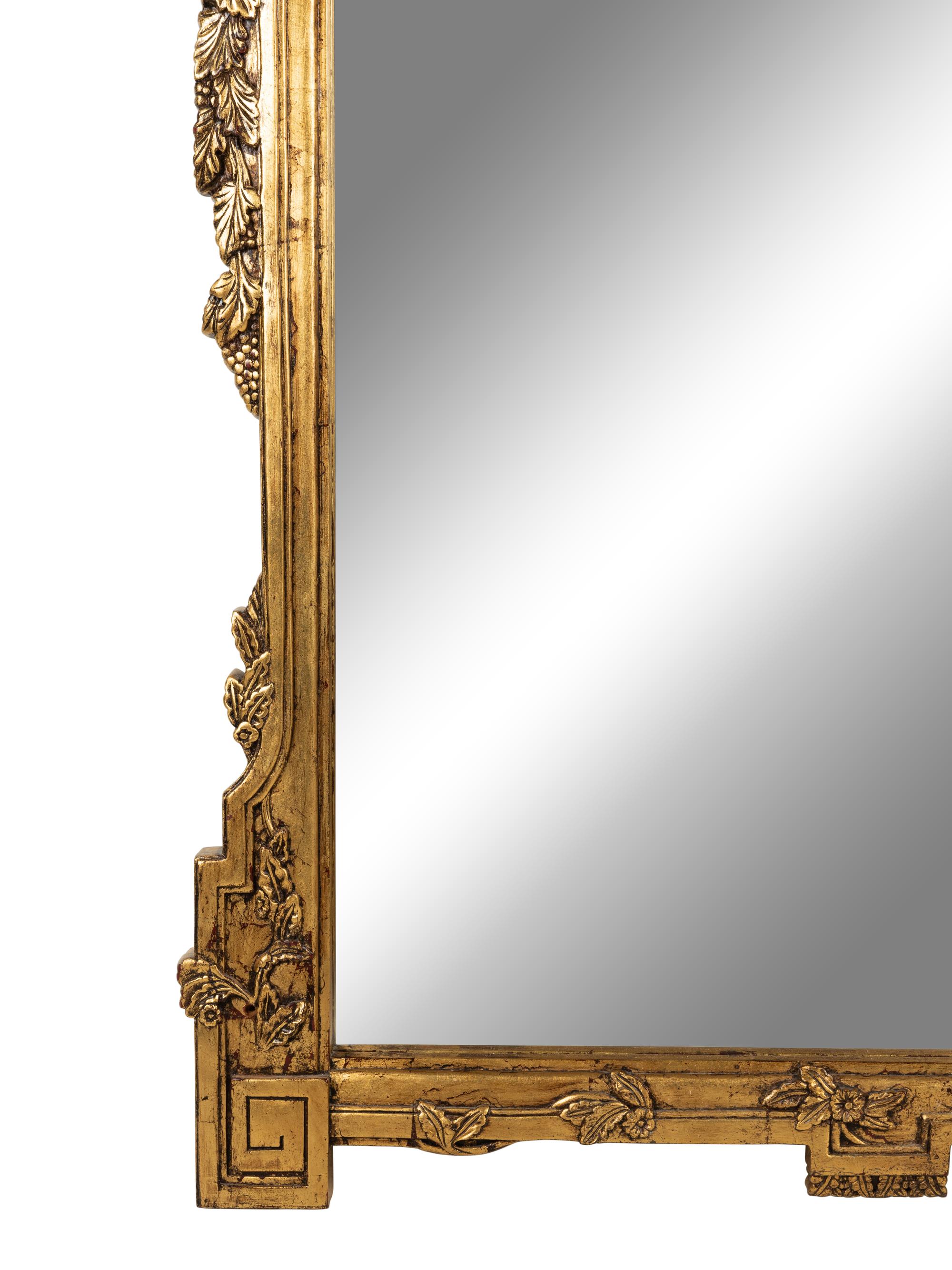 A Pair of Giltwood and Composition Mirrors