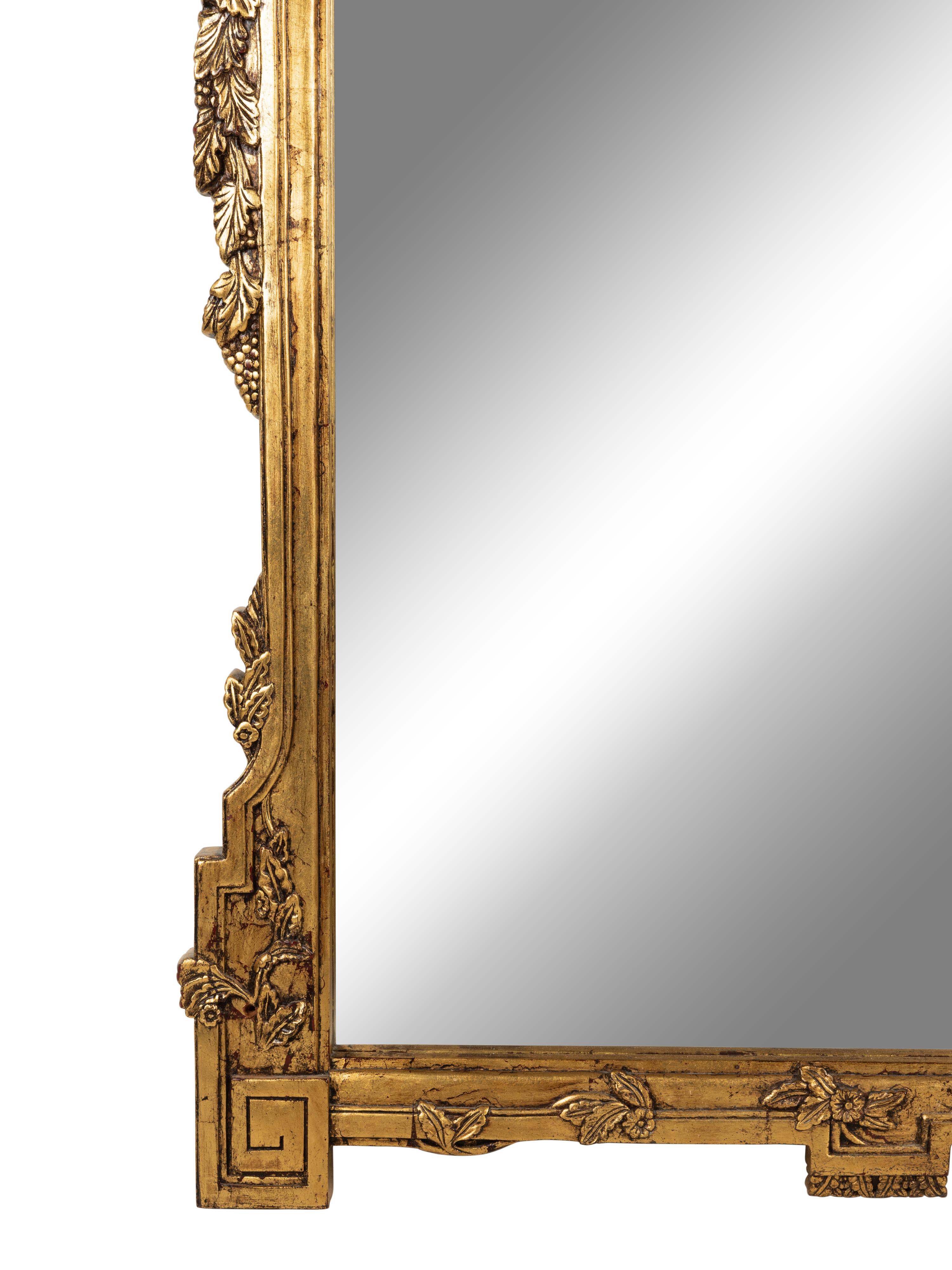 A Pair of Giltwood and Composition Mirrors