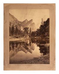 [WESTERN AMERICANA]. 2 mammoth albumen photographs of California & Colorado by WATKINS & JACKSON.