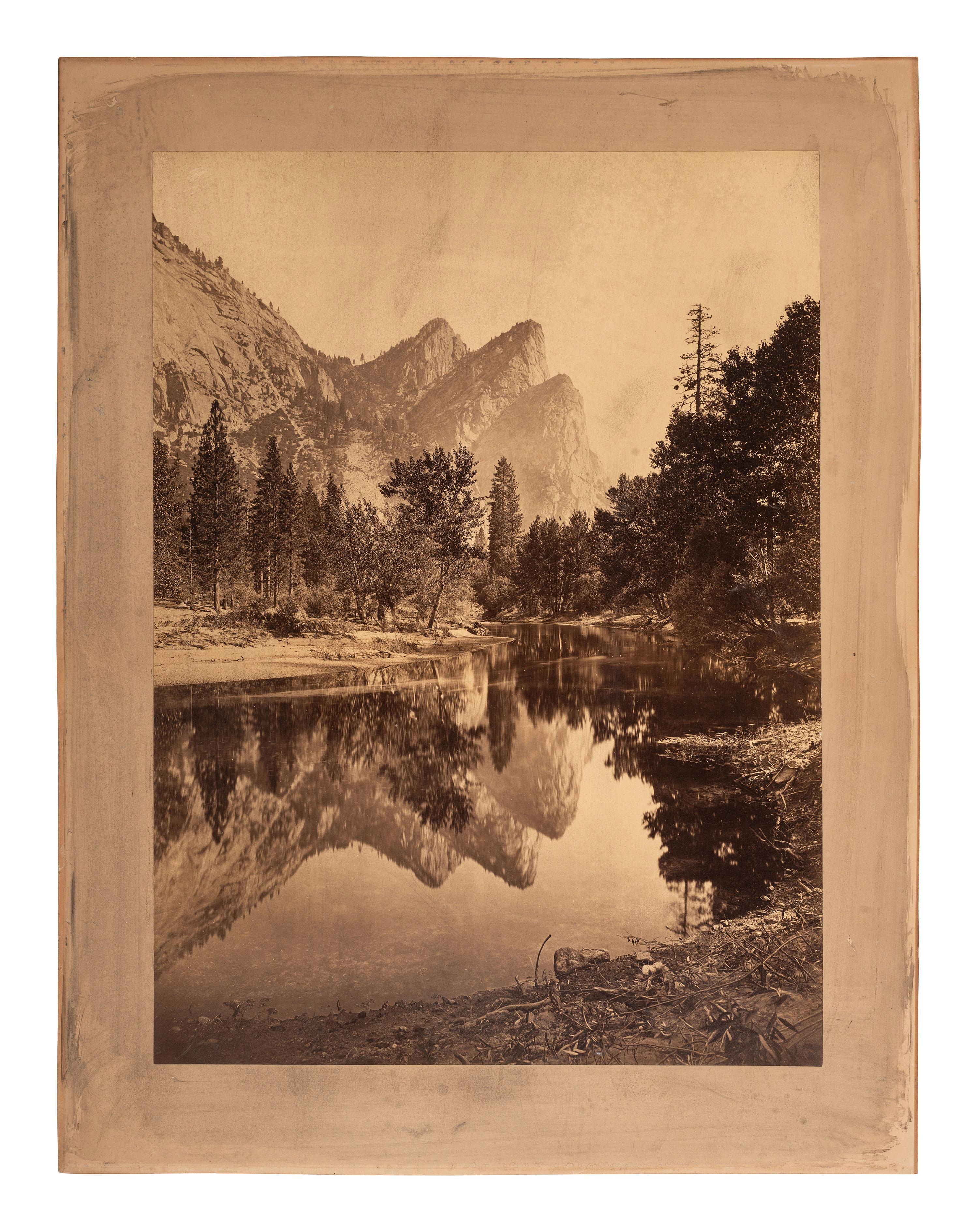 [WESTERN AMERICANA]. 2 mammoth albumen photographs of California & Colorado by WATKINS & JACKSON.