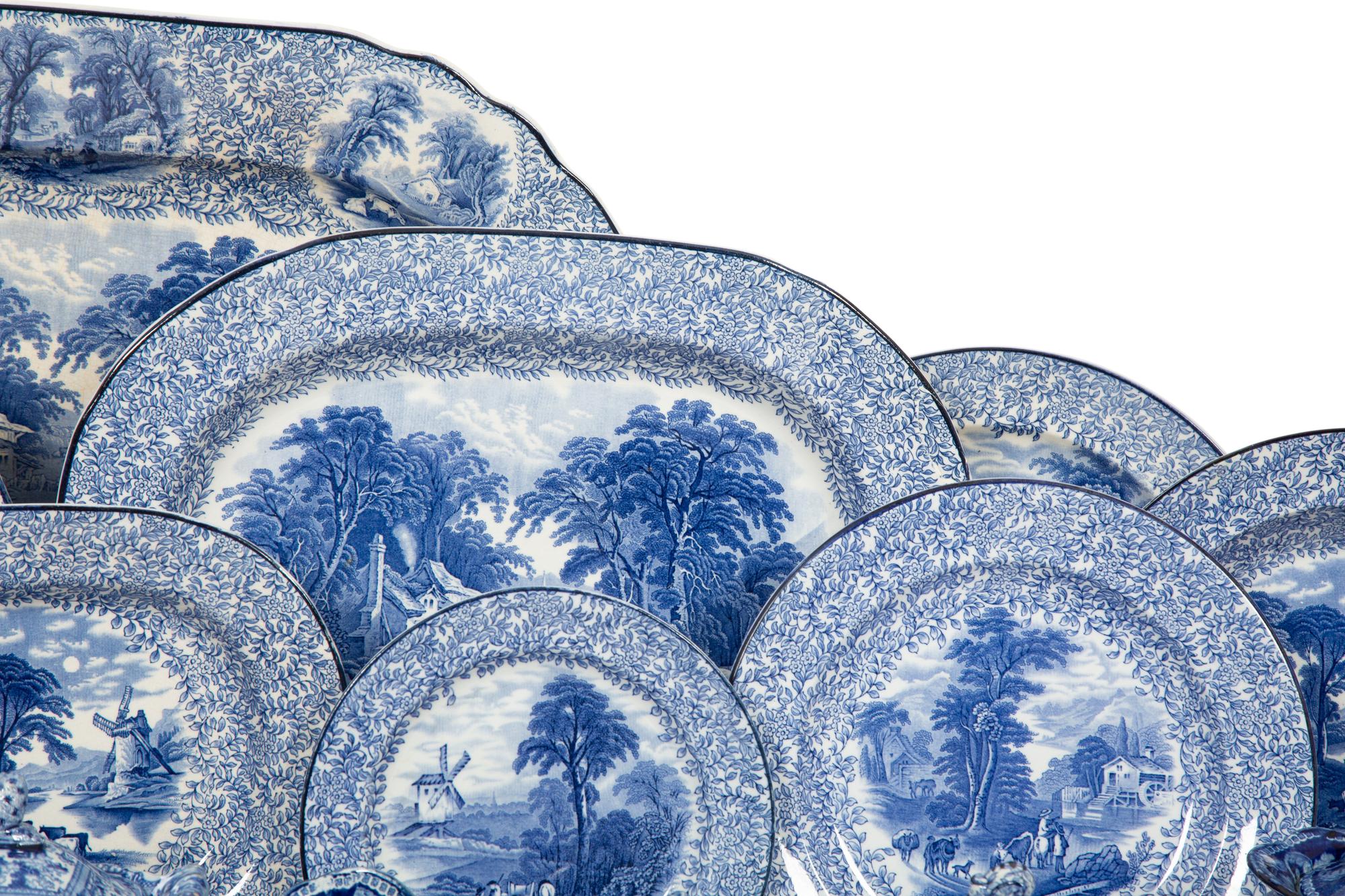 A J. Kent Fenton Ironstone Dinner Service