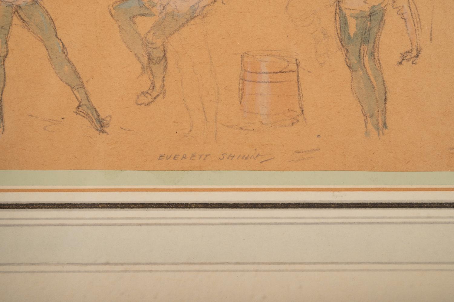 Three Figure Studies of a Clown