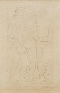Les Trois Grâces II , 1923