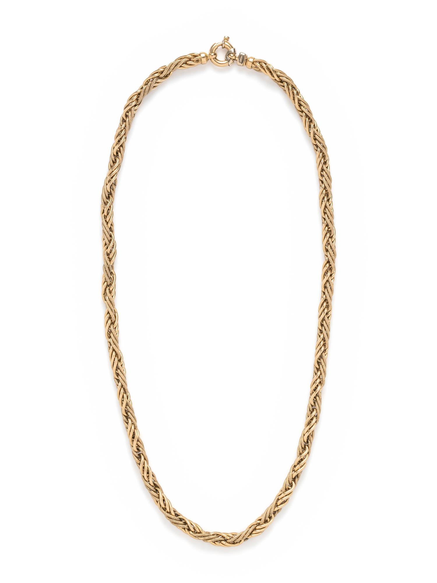 YELLOW GOLD NECKLACE