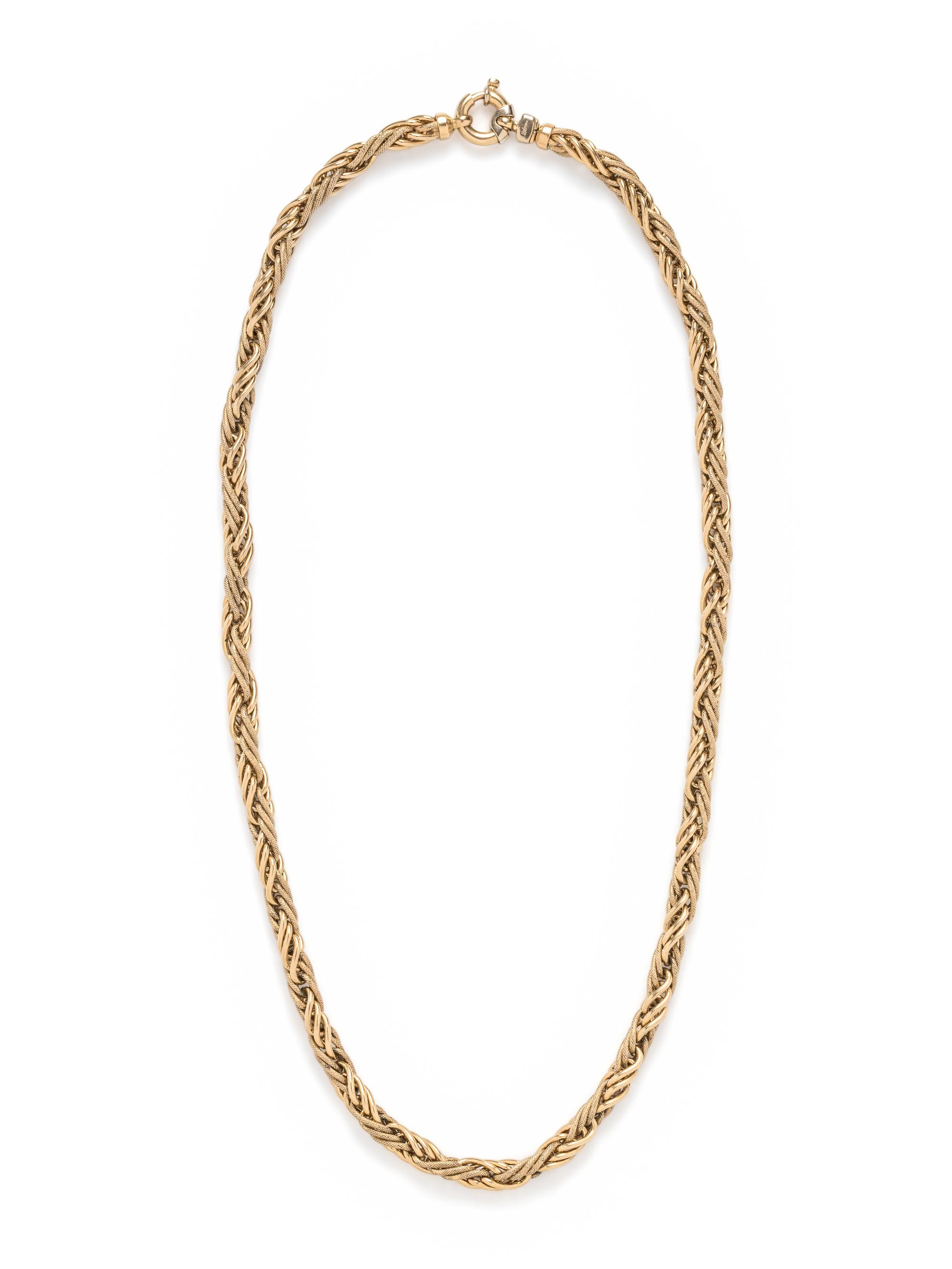 YELLOW GOLD NECKLACE