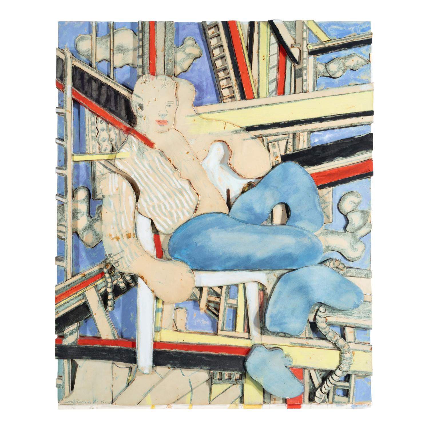 Larry Rivers (American, 1923–2002) — Blue Collar Holiday, 1990