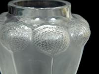 A Lalique Bali Vase and a Deux Colombes Jewelry Dish
