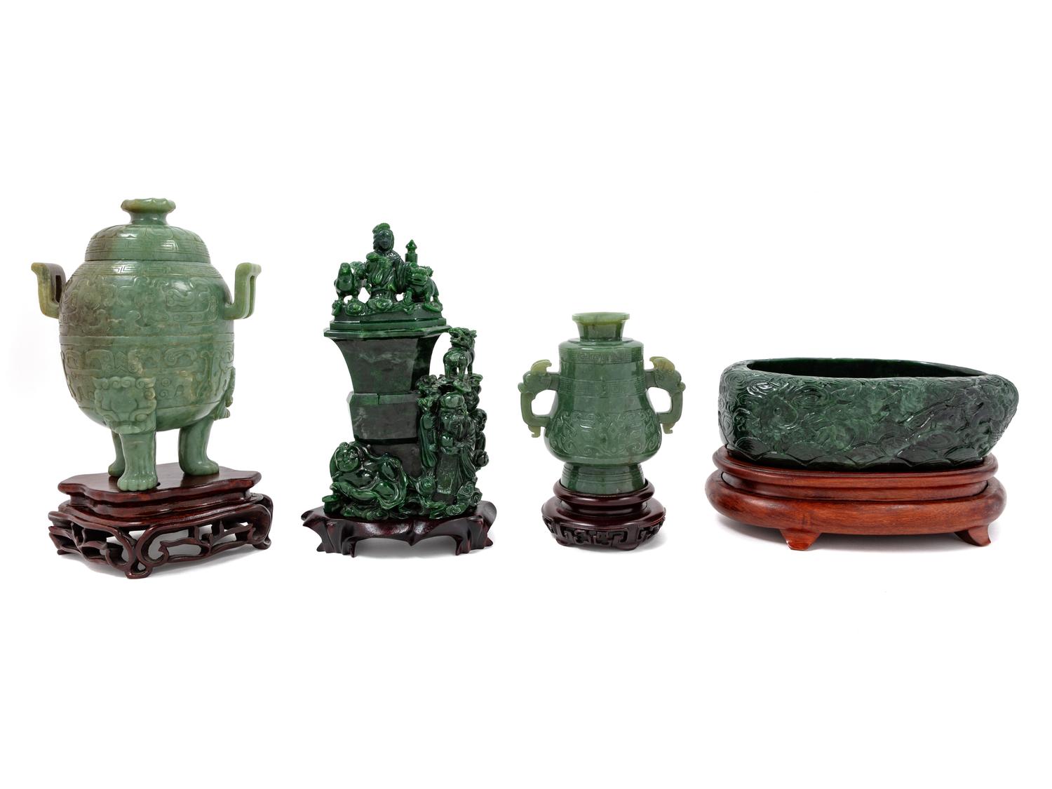 Four Chinese Jade Articles
