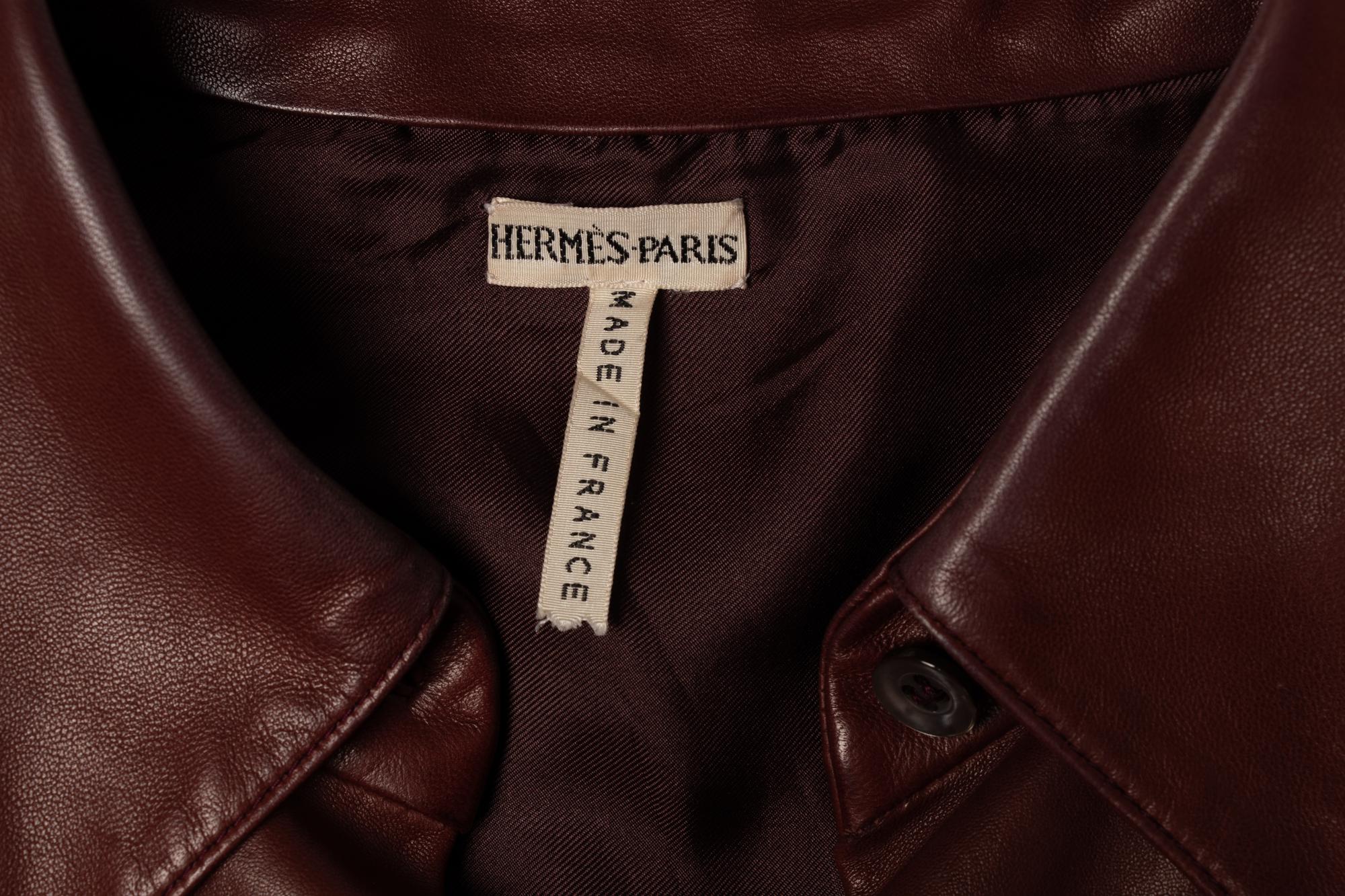 Hermès Lambskin Shirt