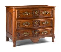 A French Provincial Walnut Commode