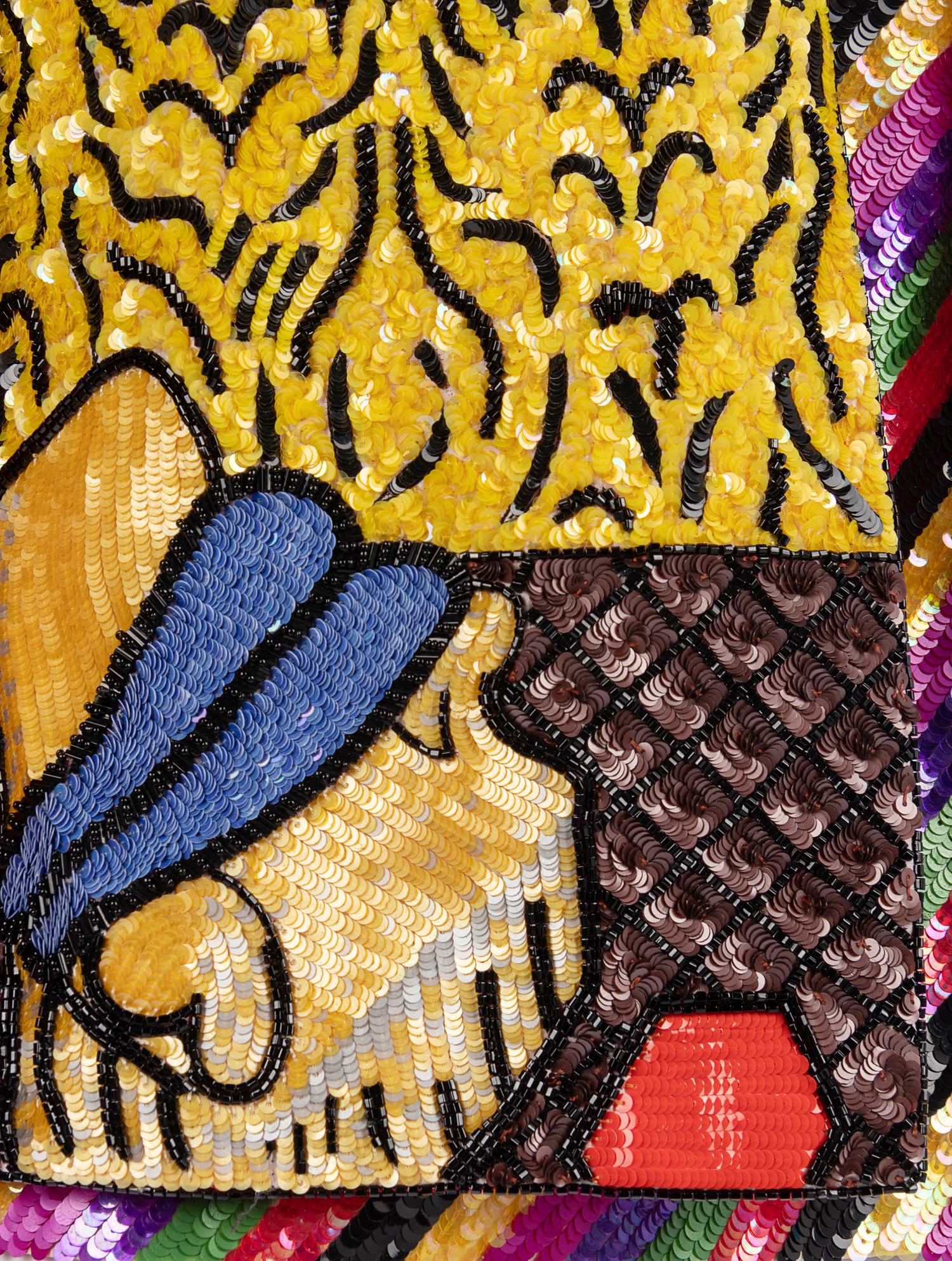 Bill Blass Matisse-Inspired Jacket and Top, Spring/Summer 1988
