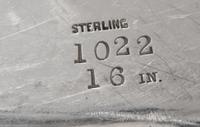 An American Silver Meat Platter, Lebolt & Co., Chicago, IL, 20th Century, of oval form with reeded rims.