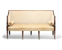 A George III mahogany sofa, circa 1810