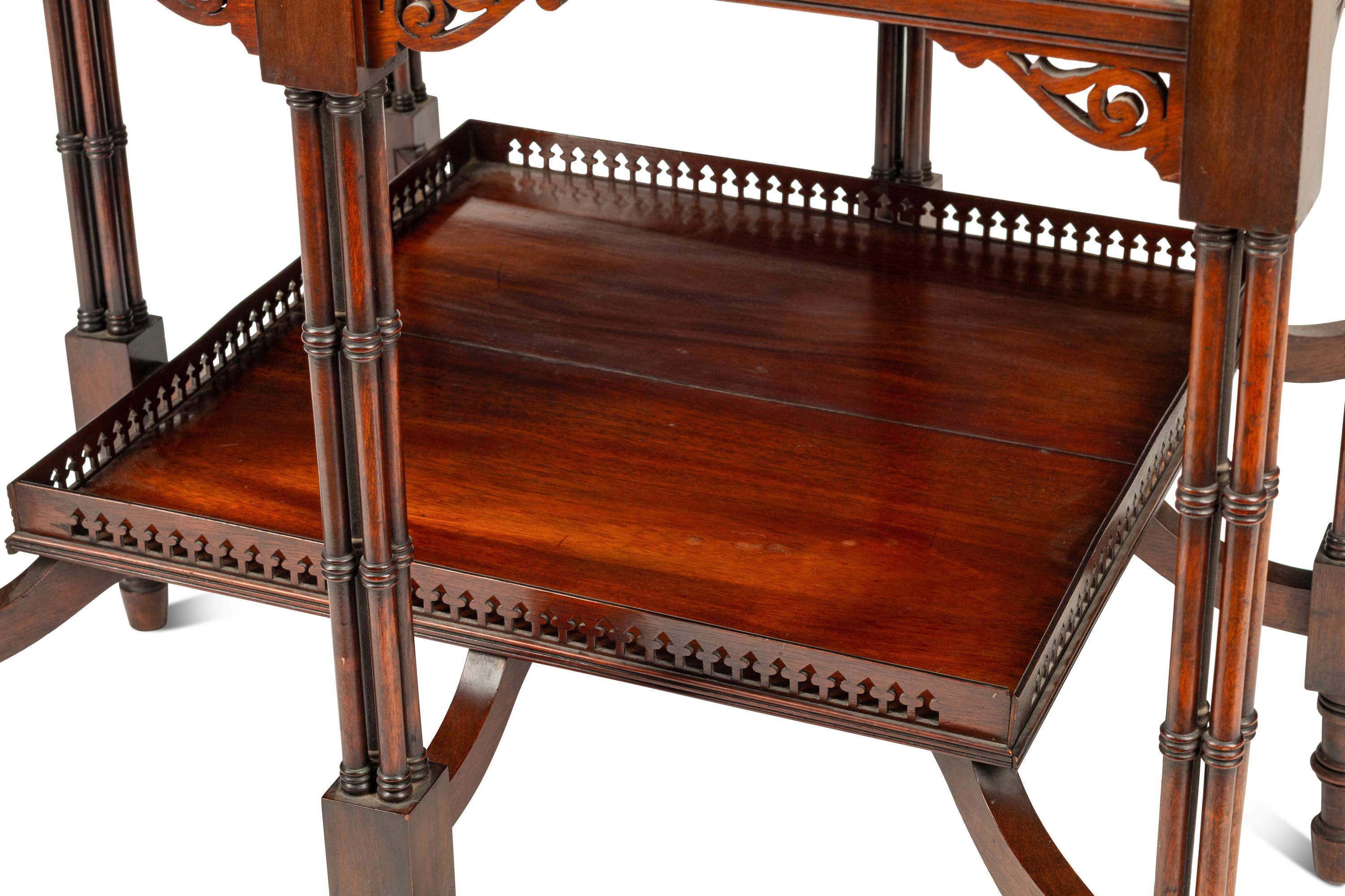 A George III Style Mahogany Serving Table