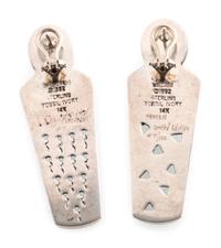 Sterling Silver Figural Post Earrings, with 14K Gold Accents