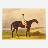 Harry Hall (British, 1814-1882) Admiral Harcourt’s 'Ellington,' Winner of the Derby, 1856