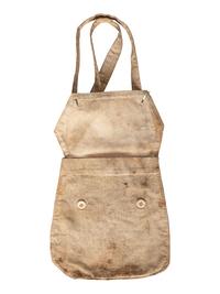 [CIVIL WAR]. White cotton haversack, likely prewar or early war militia issue.