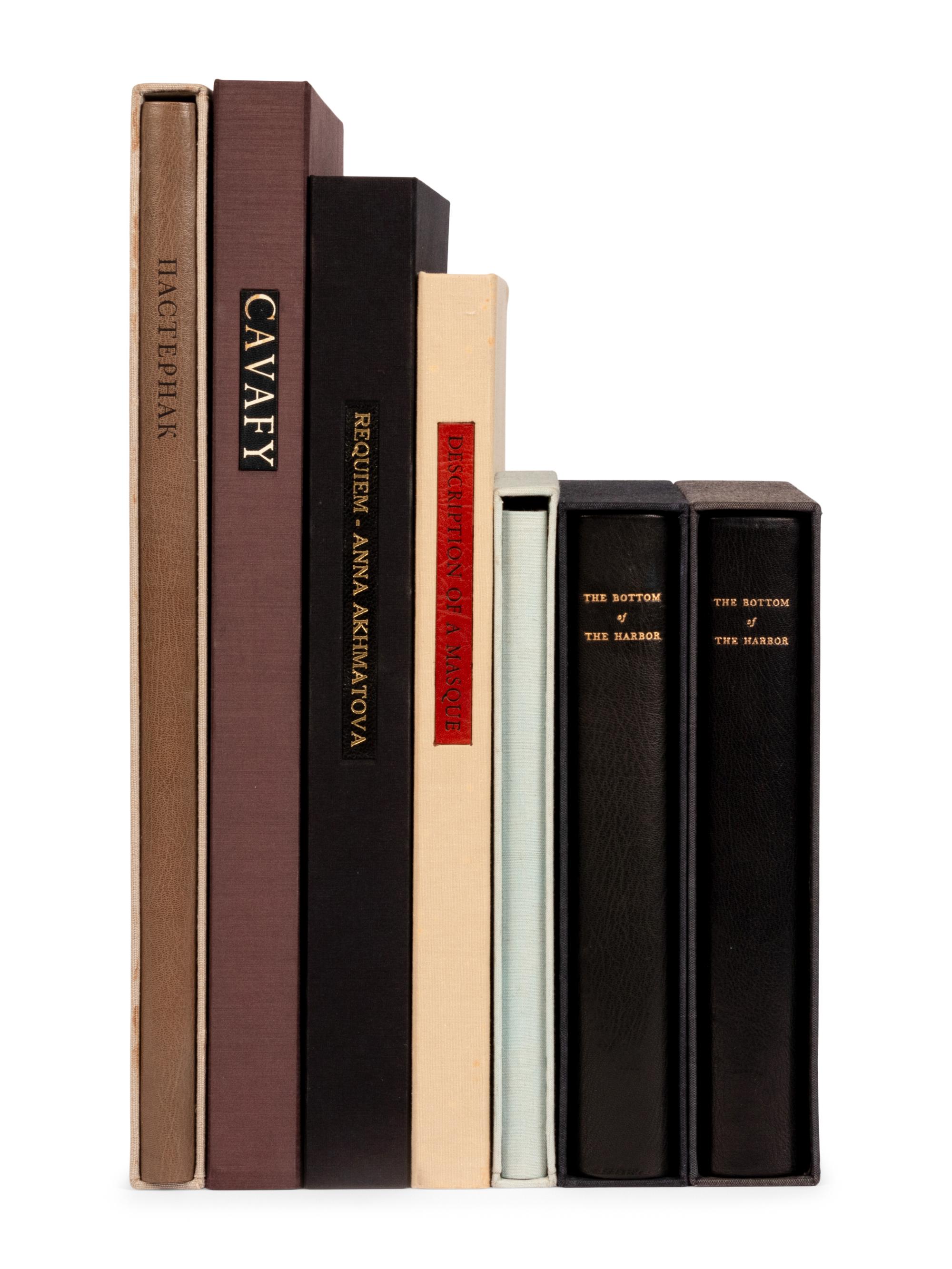 [LIMITED EDITIONS CLUB]. A group of 7 Schiff-era works, comprising:
