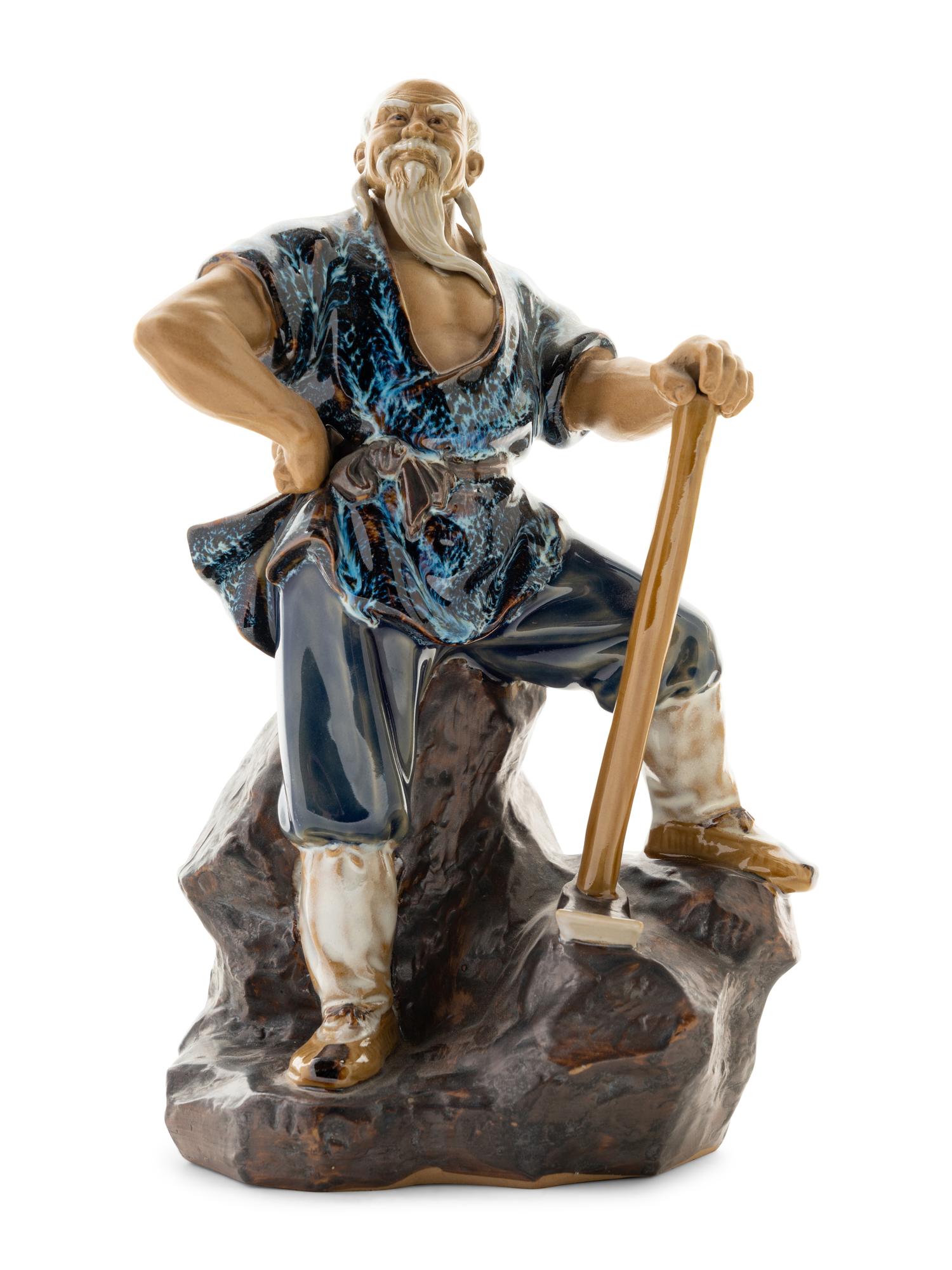 A Chinese Ceramic Figure of a Man