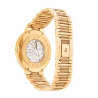 PIAGET, 'DANCER' 18K YELLOW GOLD WATCH WITH DIAMOND BEZEL AND INDICES