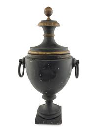 A Large Continental Tole Water Urn