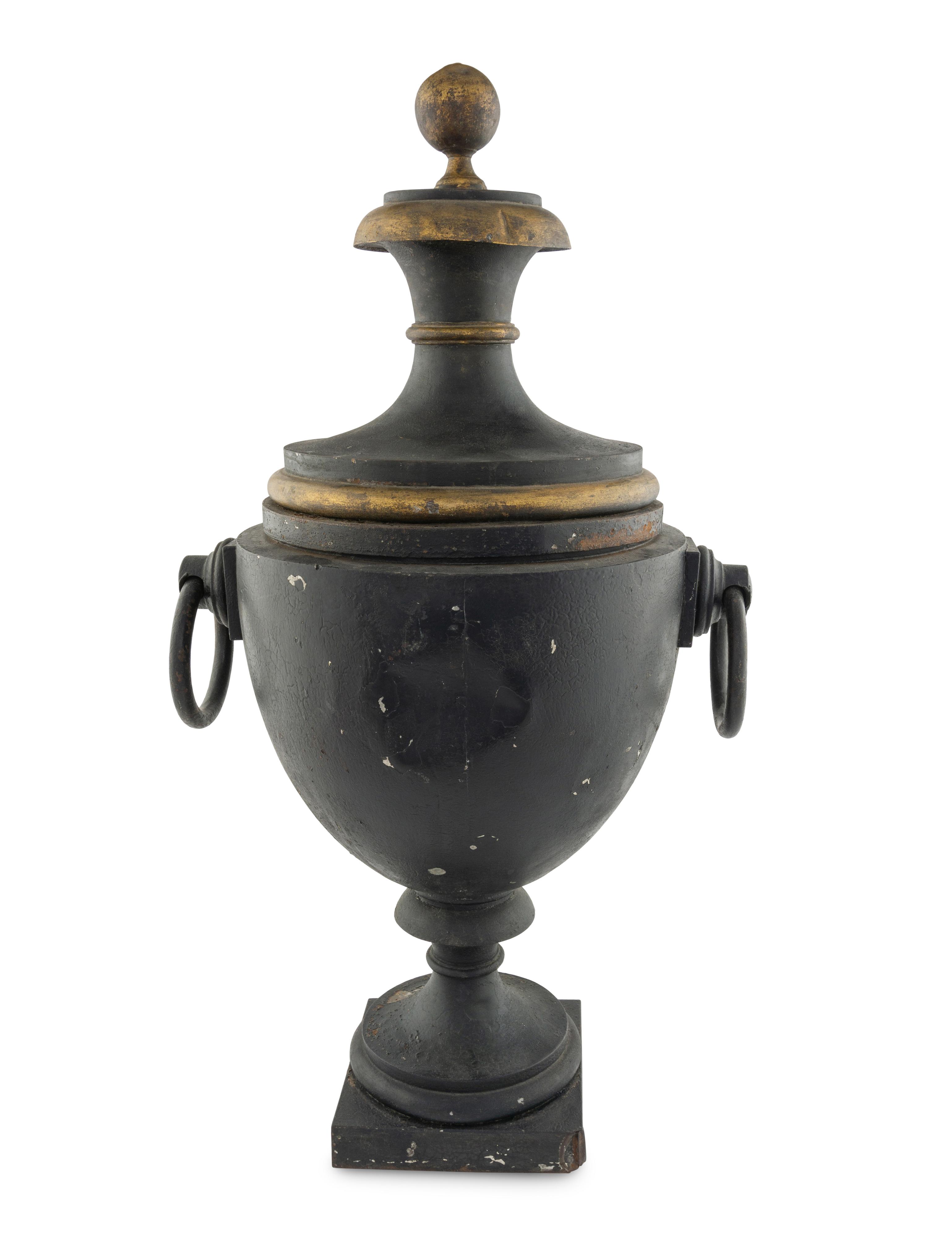 A Large Continental Tole Water Urn