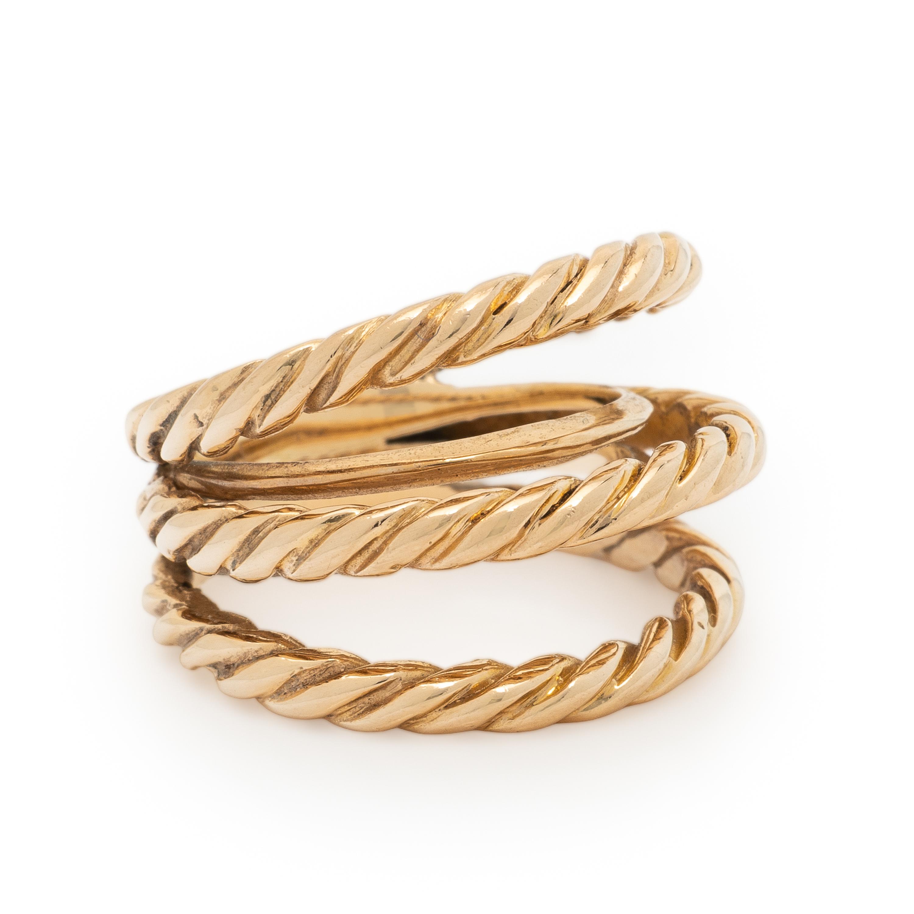Braided Rose Gold Ring
