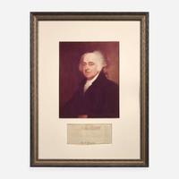 [Presidential] Adams, John Cut Signature