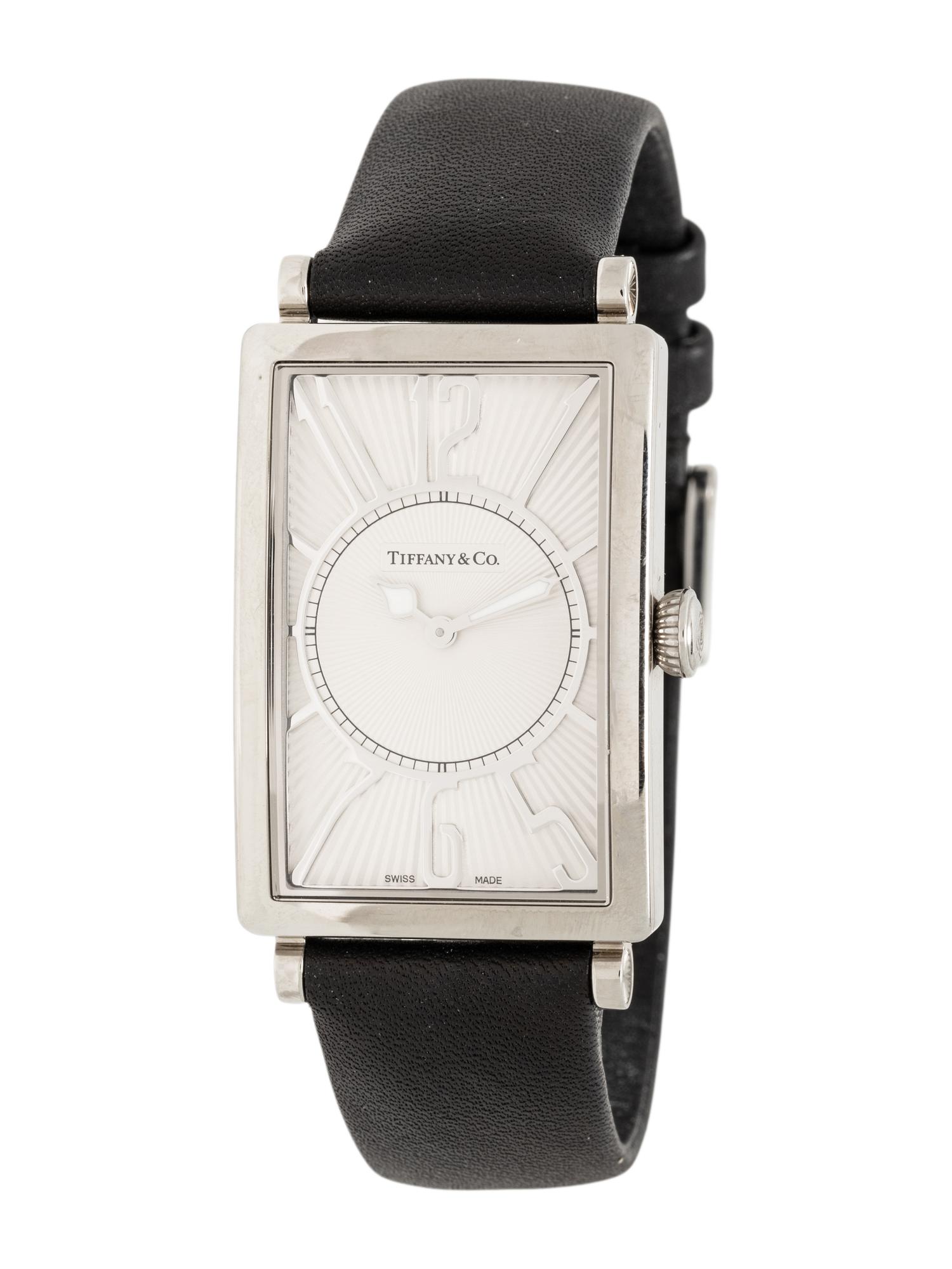 TIFFANY & CO., STAINLESS STEEL 'TIFFANY GALLERY' WATCH