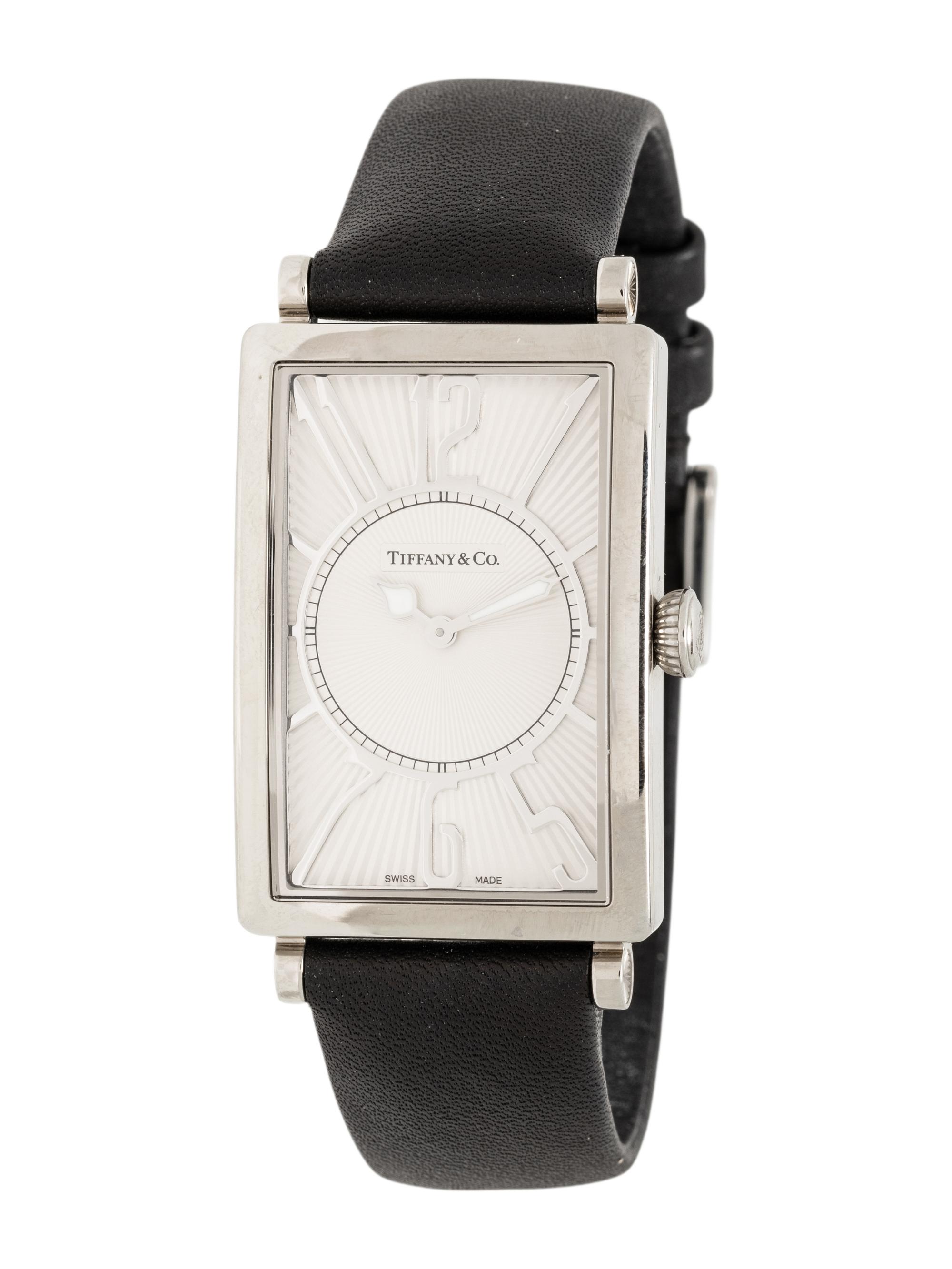 TIFFANY & CO., STAINLESS STEEL 'TIFFANY GALLERY' WATCH
