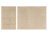 [CIVIL WAR]. "The Vision of Emet Logan The Negro Prophet of the Arkansas." 1864.