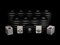 A Collection of Eighty-One Morgan Commemorative $1 Mint and Proof Coins