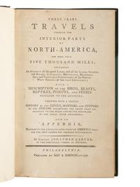 CARVER, Jonathan (1732-1780). Three Years Travels through the Interior Parts of North-America ....Philadelphia: Key & Simpson, 1796.