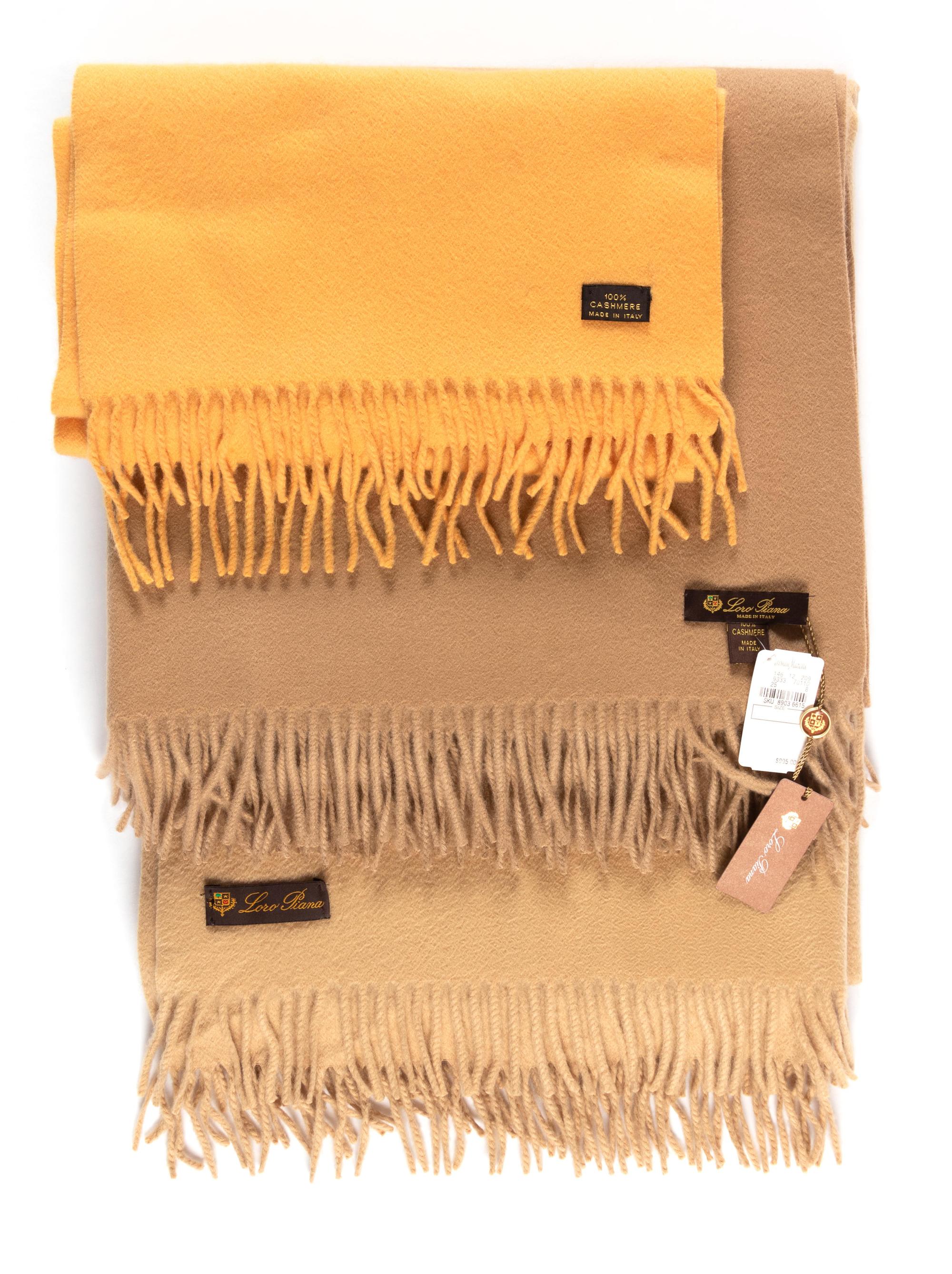 Three Loro Piana Cashmere Scarves