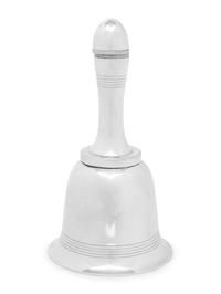 An Asprey Silver-Plate Bell Form Cocktail Shaker