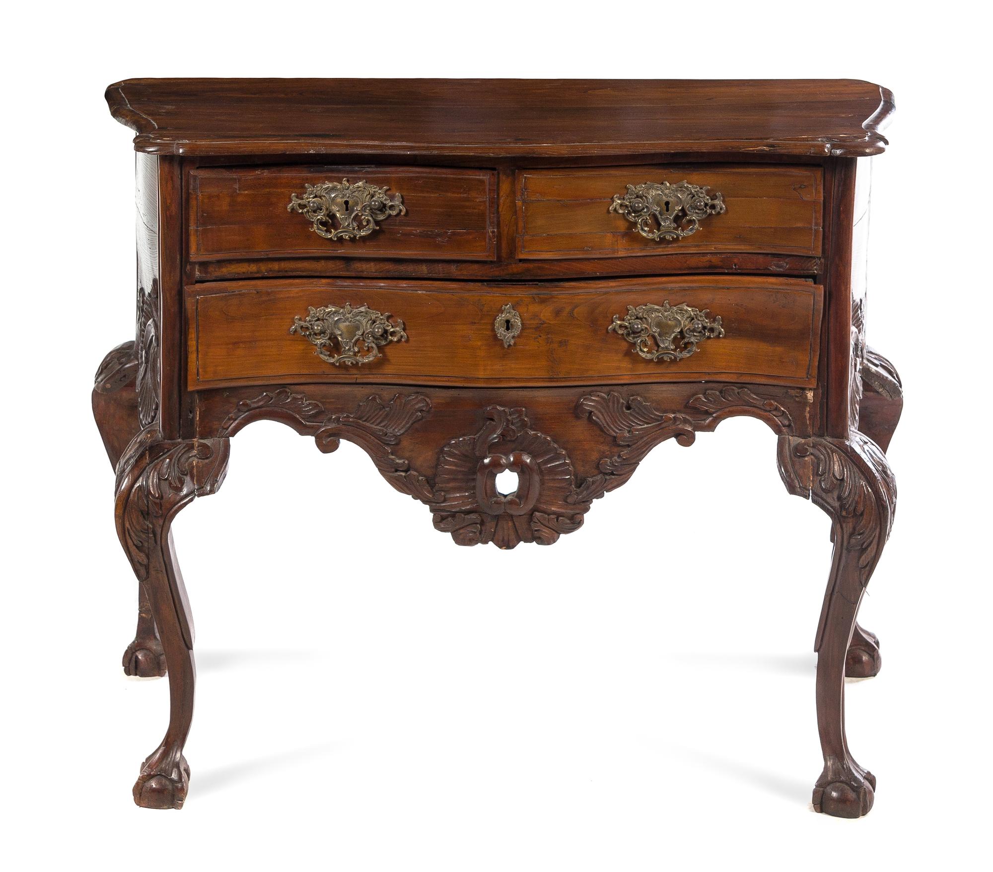 A Portuguese Rosewood Commode Height 33 1/4 x width 42 x depth 21 inches. — 18TH CENTURY